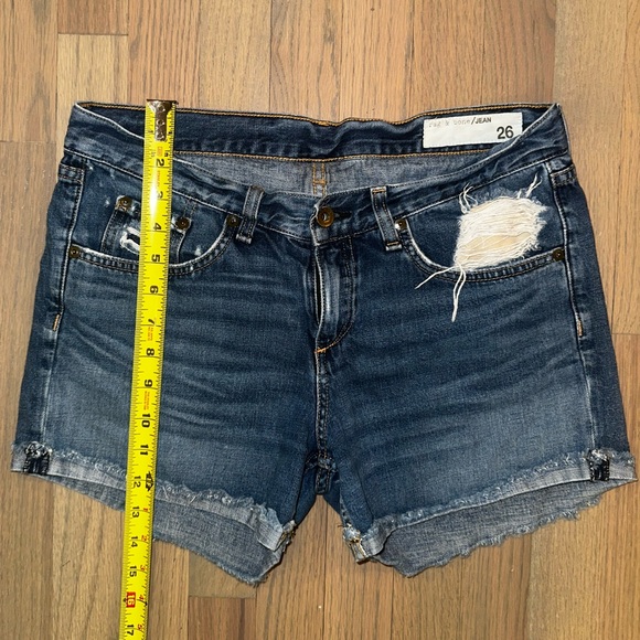 Rag & Bone Distressed Jean Shorts - Picture 5 of 5